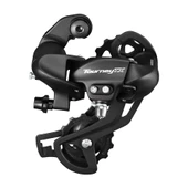 SHIMANO TOURNEYTX 7/8 VİTES ARKA AKTARICI RD-TX800 UZUN BACAK SİYAH - 1