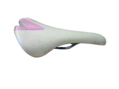 FİZİK SELE VİTESSE HIGHT PERFORMANCE KELEPÇESİZ 260MM 150MM BEYAZ PEMBE - 1