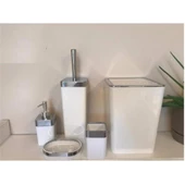 AROW ODESSA BANYO SETİ 5 PRC.LÜX AKRİLİK KARE KREM TR-3629 - 1