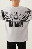 Batman Lisanslı L1692 With Emblem T-Shirt ve Kapri Alt Üst Erkek Çocuk Takımı - 10