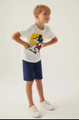 Minnie Mouse Lisanslı D4883 Beyond T-Shirt ve Şort Alt Üst Erkek Çocuk Takımı - 6