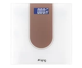 KİNG HERA DİJİTAL CAM BANYO BASKÜLÜ HBB-820 BEYAZ - 1