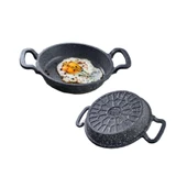 EDA COOKWARE ASYA DÖKÜM SAHAN 20 CM GRİ YUVARLAK ZK-962 - 1