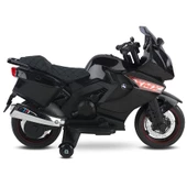 BABYHOPE 438A XMX-316 12V LEDLİ AKÜLÜ MOTOR SİYAH - 1
