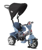 BABYHOPE 121 BOBO SPEED TENTELİ 3 TEKERLİ BİSİKLET MAVİ GRİ - 1