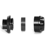 Motosiklet ,Scooter Ön Teker Koruma Takozu Karbon Detaylı Gri Renk 16 Mm Millere Uygun_Supermoto thumbnail 5