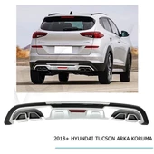 Hyundai Tucson Arka Tampon Koruması  2018-2021 Arası Uyumlu thumbnail 1