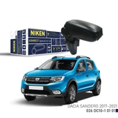 Niken Dacia Sandero 2017-2021 Arası Araca Özel Kol Dayama Siyah thumbnail 1