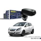 Niken Opel Corsa D 2007-2014 Arası Araca Özel Kol Dayama Siyah - 1