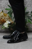Pierre Cardin 7059 Siyah Rugan Damat Ayakkabısı Takım Ayakkabısı Erkek Ayakkabı - 3