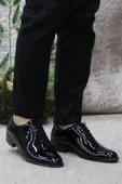Pierre Cardin 7059 Siyah Rugan Damat Ayakkabısı Takım Ayakkabısı Erkek Ayakkabı - 2