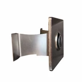 Algatec Paslanmaz 304 Kare Zil butonu 52x52mm - 2