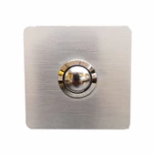 Algatec Paslanmaz 304 Kare Zil butonu 60x60mm - 1