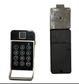 Parmak İzli ve Şifreli Dijital Çekmece Dolap Kilidi - 1