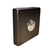 Antik Bronz Paslanmaz Tek Kontak Zil Butonu - 2