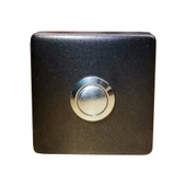 Antik Bronz Paslanmaz Tek Kontak Zil Butonu - 1