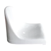 Stadyum Koltuğu Arkalıklı, Tribün Koltuğu Plastik Beyaz - 3