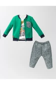 Db Nakışlı Erkek Bebek 3lü Takım thumbnail 5