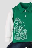 Erkek Bebek Polo Takım Kot Pantolon Üst İkili Takım - 9