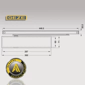 Geze TS 5000 Kayar Kollu Kapı Kapatıcı Hidrolik - 2