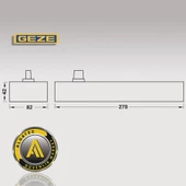 Geze TS 500 N Zemine Gömme Kapı Kapatıcı Hidrolik - 2