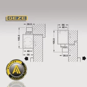 Geze TS 5000 Kayar Kollu Kapı Kapatıcı Hidrolik - 3