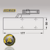Geze TS 1500 Dirsek Kollu Kapı Kapatıcı Hidrolik - 2
