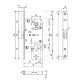 AGB Plastik Dilli Silindirli Kilit - 2