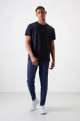 Tommy Life İndigo Polyester İnce Yumuşak Comfort Fit Erkek Eşofman Alt - 82119 - 1