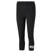 Puma 586828-01 Ess 3/4 Logo Leggings Kısa Günlük Kadın Tayt - 1