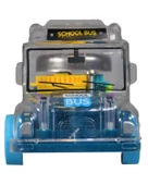 Ctoy Işıklı Sesli Şeffaf Minibüs Mavi - 1