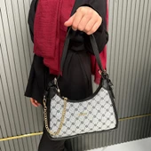 Armine Bayan Çanta Noktalı Gri AR38603 thumbnail 1