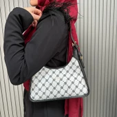 Armine Bayan Çanta Noktalı Beyaz AR38604 - 2