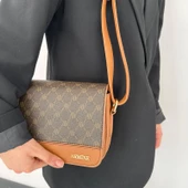 Armine Bayan Çanta Noktalı Kahve AR33103 thumbnail 2