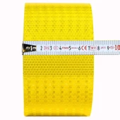 Reflektörlü Araç Oto Dış Aksesuar Bant Sarı Reflektif Fosforlu Şerit Bant 7.5 cm 5 Mt İkaz Bandı - 3