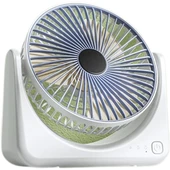 Polham 1200mAh Ultra Ferahlatıcı Masaüstü Vantilatör, Portatif, Taşınabilir Hafif Fan, Ofis, Ev İçin Mini Fan - 1