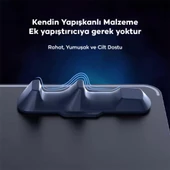Polham Tüm Tabletlere Uyumlu 2 Adet Parmak Tutucu Oyun Kolu, Yapışkanlı Silikon Gamer Tablet Kolu - 4