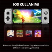 Polham İphone 15 ve Android Telefonlar İle Uyumlu Oyun Kolu, Soğutucu Özellikli Telefon Oyun Kolu - 3