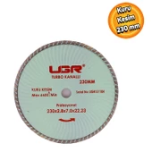 Ugr Turbo Elmas Beton Tuğla Kesme Kesici Disk Diski 230 mm - 1