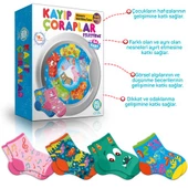 Kayıp Çoraplar Eşleştirme 32 Çift Çorap - 18 Ay+ Çocuklar İçin - 4