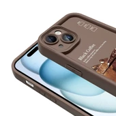 iPhone 13 Kılıf Kamera Korumalı Baskılı Arka Yüzey Klas Kılıf - 9