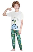 Space Kısa Kollu Erkek Çocuk Pijama Takım - 1