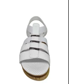 MAMMAMİA D24YS-1480 DOLGU TABAN DERİ KADIN SANDALET - 8
