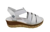 MAMMAMİA D24YS-1480 DOLGU TABAN DERİ KADIN SANDALET - 9