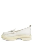 MAMMAMİA D24YA-850 KALIN TABAN LOAFER DERİ KADIN AYAKKABI - 7