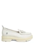 MAMMAMİA D24YA-850 KALIN TABAN LOAFER DERİ KADIN AYAKKABI - 5