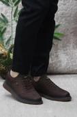 Pierre Cardin 61896 Kahve Nubuk Kauçuk Taban Hakiki Deri Erkek Ayakkabı - 2