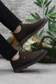 Pierre Cardin 61896 Kahve Nubuk Kauçuk Taban Hakiki Deri Erkek Ayakkabı - 5