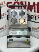 Sönmez Vakum 110*110 Yuvarlak Kase Kapatma Makinesi Tabak Kapatma Makinası 4 Adet - 2