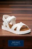 Beyaz Unisex Çocuk Sandalet - 1